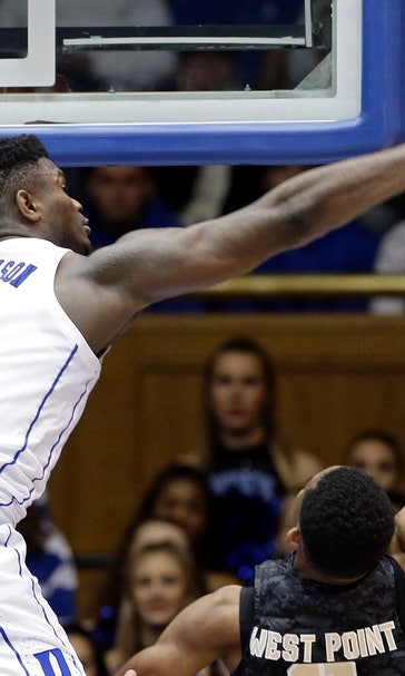 No. 4 Duke pulls away from Army